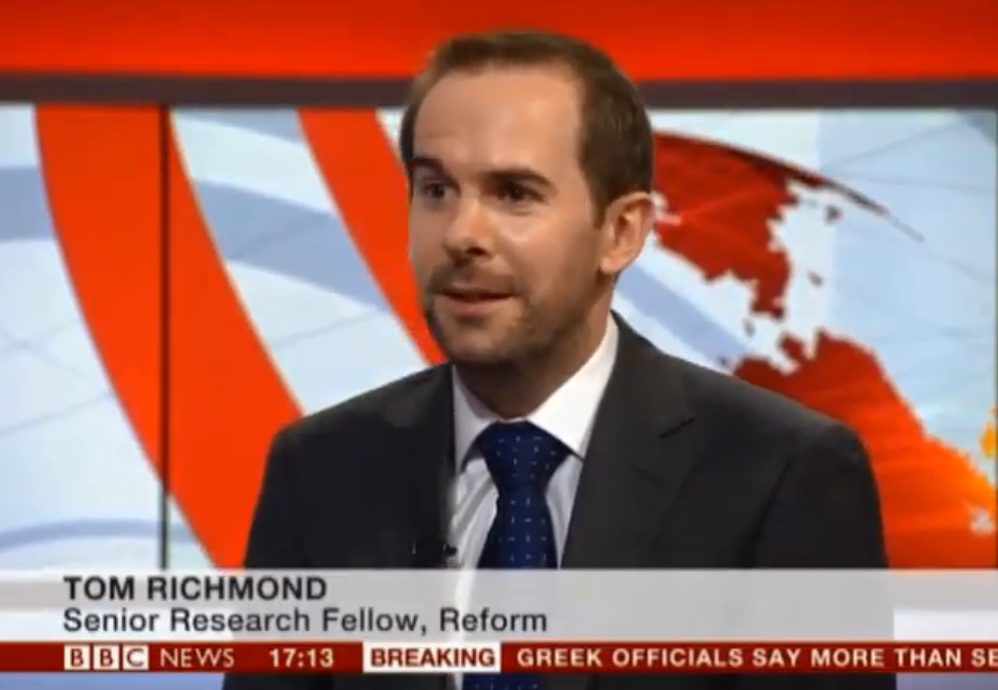 BBC News at Five Tom Richmond