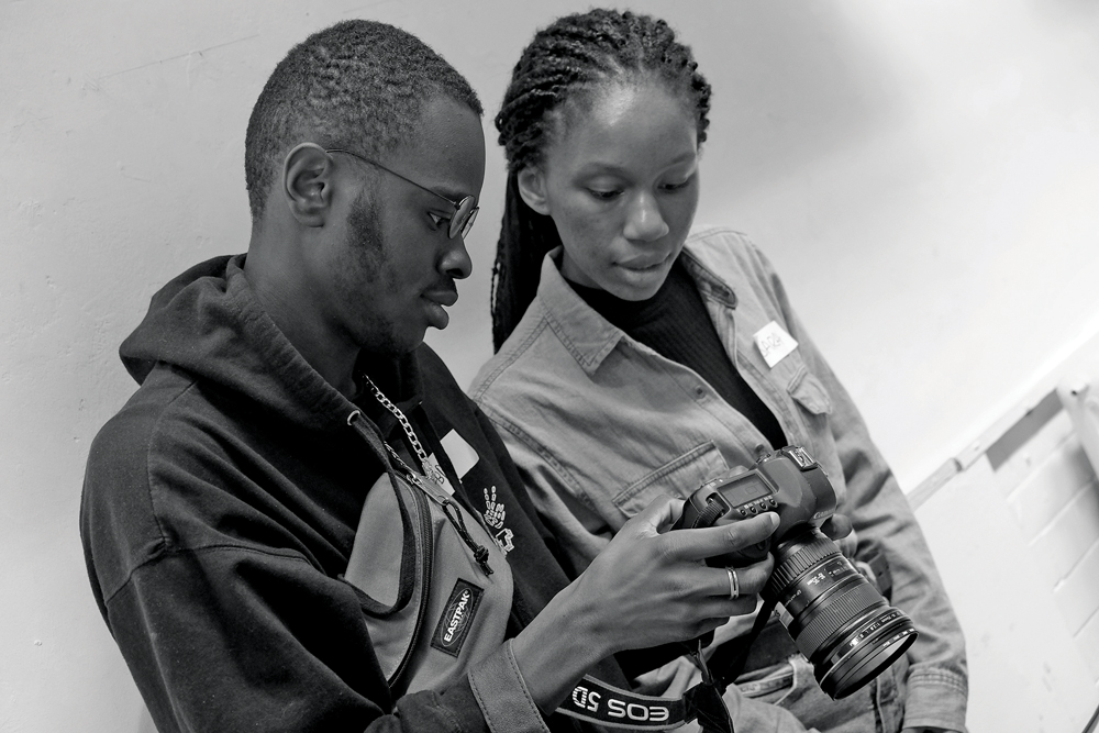 Participants from digital content production, visual storytelling and creative media campaigning immersion courses: Create Jobs