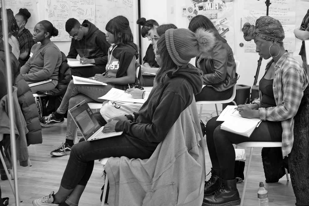 Participants from digital content production, visual storytelling and creative media campaigning immersion courses: Create Jobs