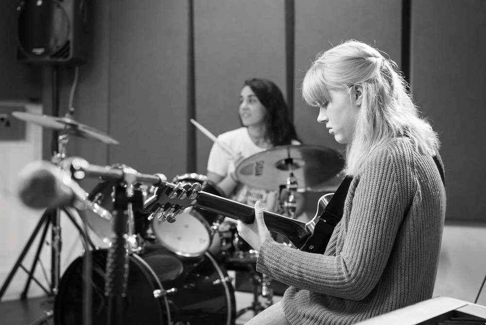 Participants of the Young Creatives project run by the Roundhouse