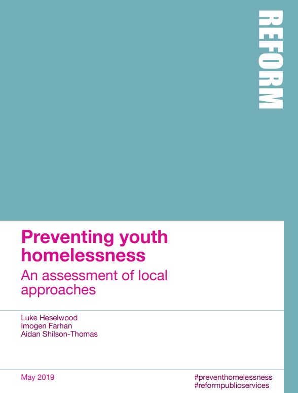 Cover page of report