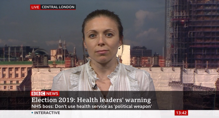 Charlotte Pickles on BBC News