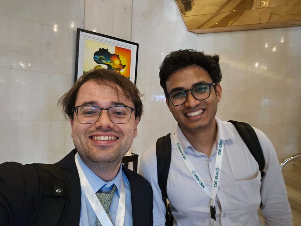 Carlos Ferré Sánchez with Karsan Reddy, Schneider Electric 